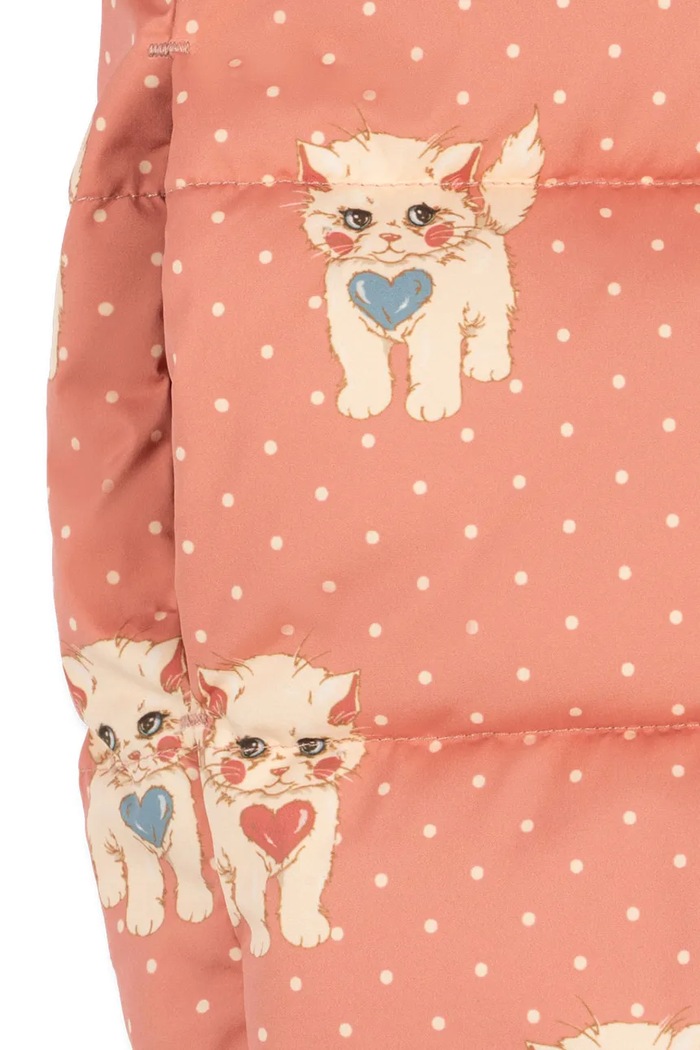 Kurtka pikowana dziecięca NUKA JACKET GRS Konges Sløjd KS105752.G.9BY2 różowy