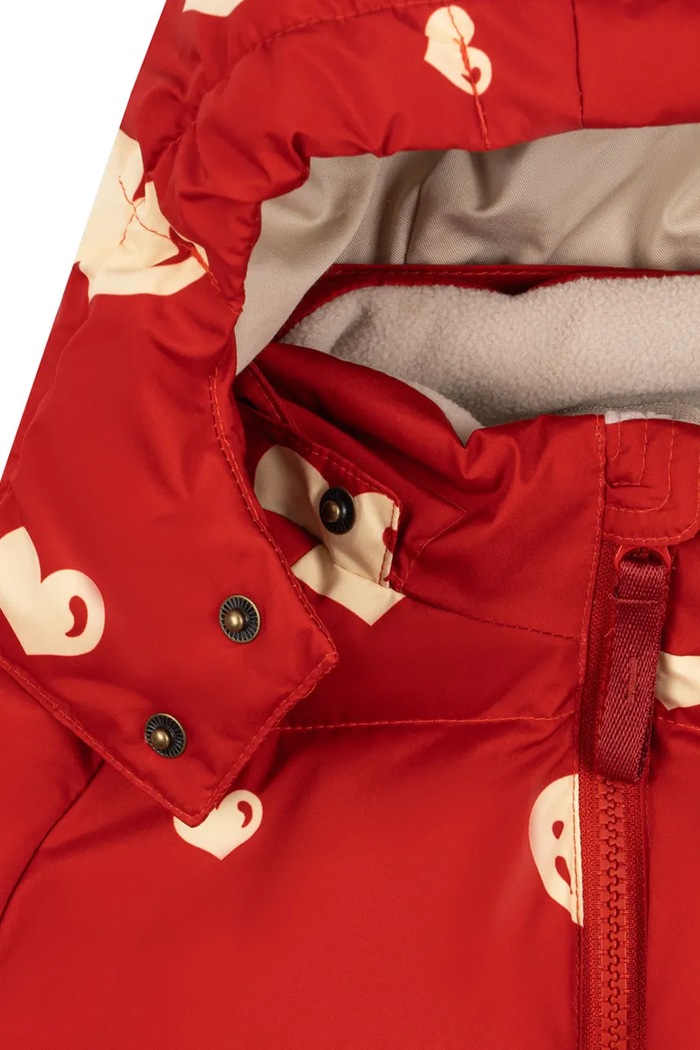 Prešívaná bunda detská NUKA JACKET GRS Konges Sløjd KS105752.G.9BY2 červená