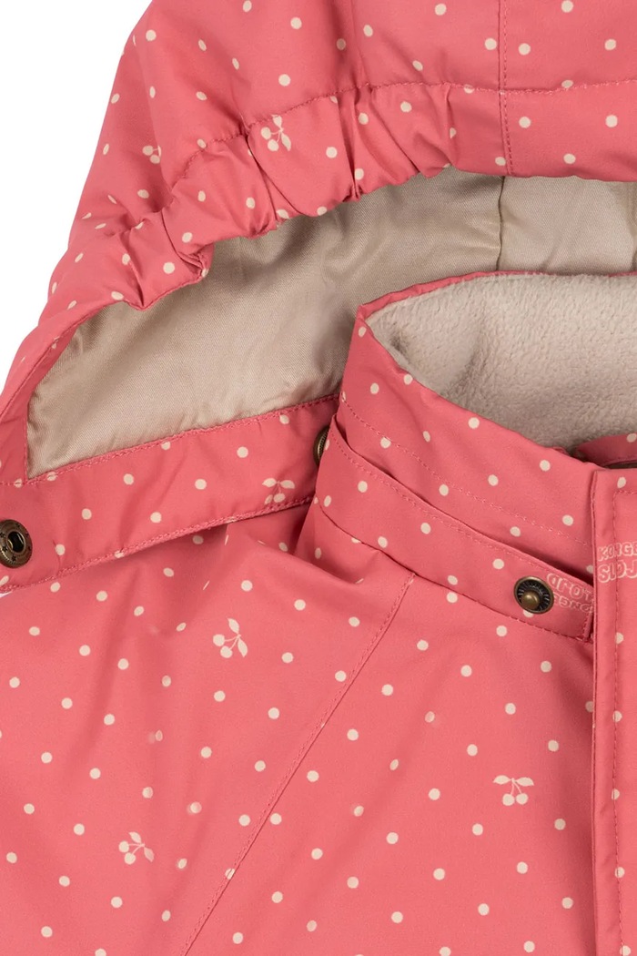 Detská bunda MISMOU FRILL JACKET Konges Sløjd KS105741.G.9BY2 ružová