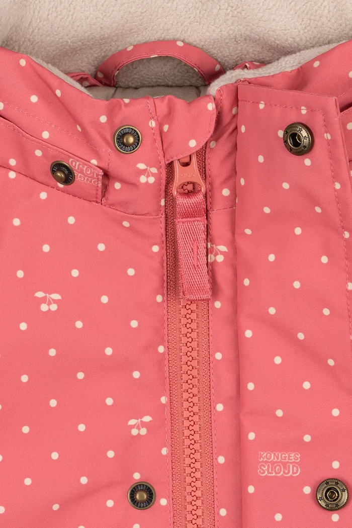 Detská bunda MISMOU FRILL JACKET Konges Sløjd ružová KS105741.G.9BY2
