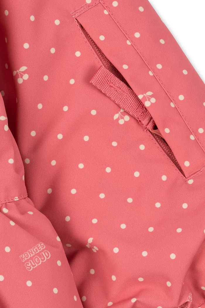 Dziewczynka Konges Sløjd Kurtka dziecięca MISMOU FRILL JACKET KS105741.G.9BY2 różowy