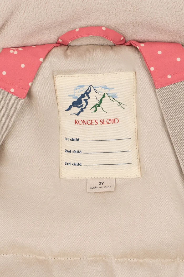 Kurtka dziecięca MISMOU FRILL JACKET Konges Sløjd KS105741.G.9BY2 różowy