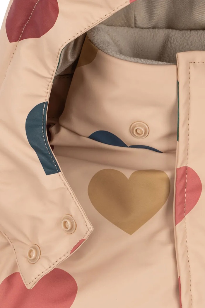 Detská bunda ACE RAIN JACKET Konges Sløjd KS105676.9BY2 béžová