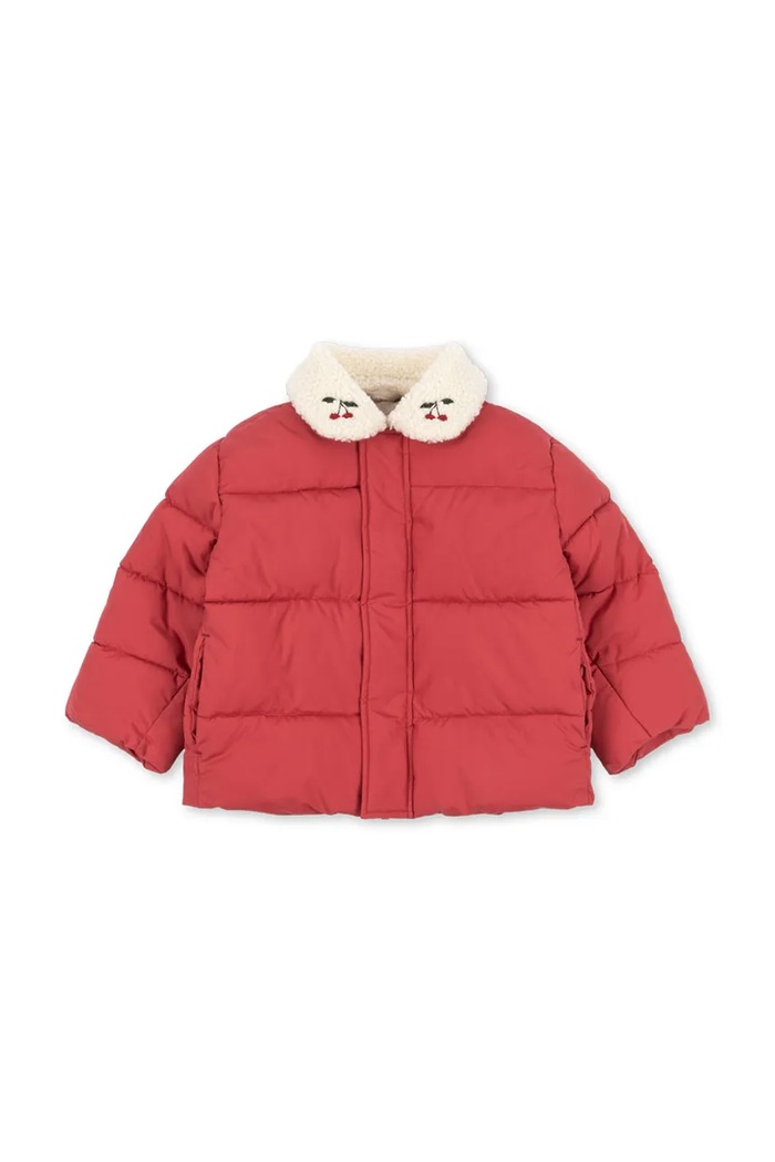 Konges Sløjd Giacca trapuntata per bambini ALPI COLLAR JACKET GRS KS105680.G.9BY2 rosa AW26