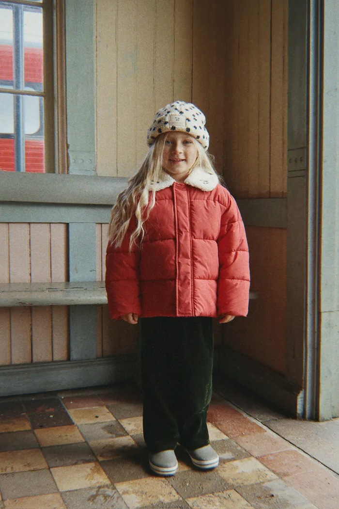 Konges Sløjd Giacca trapuntata per bambini ALPI COLLAR JACKET GRS KS105680.G.9BY2