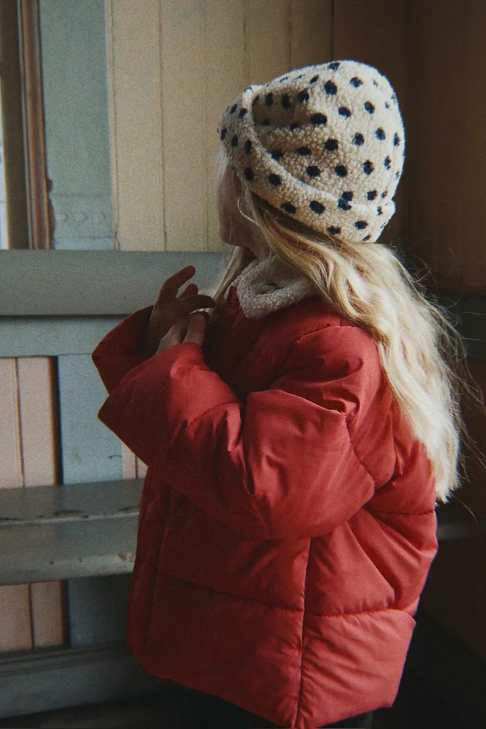 Konges Sløjd Giacca trapuntata per bambini ALPI COLLAR JACKET GRS KS105680.G.9BY2
