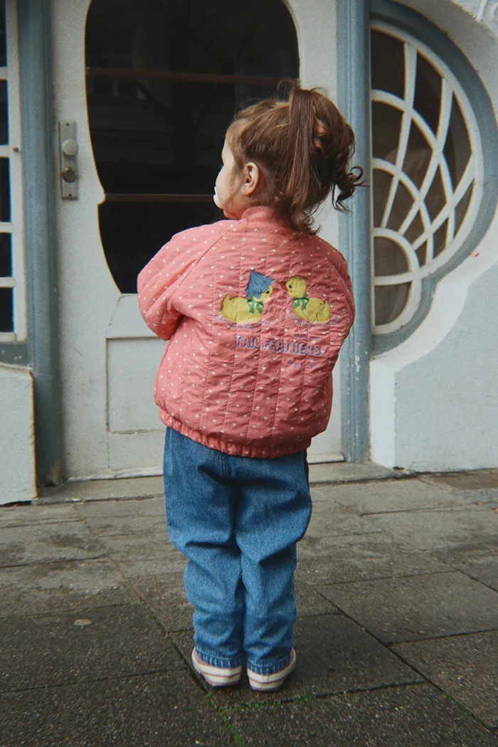 Konges Sløjd bomber παιδικό JUNO DUCKLING PRINTED BOMBER JACKET KS105780.9BY2