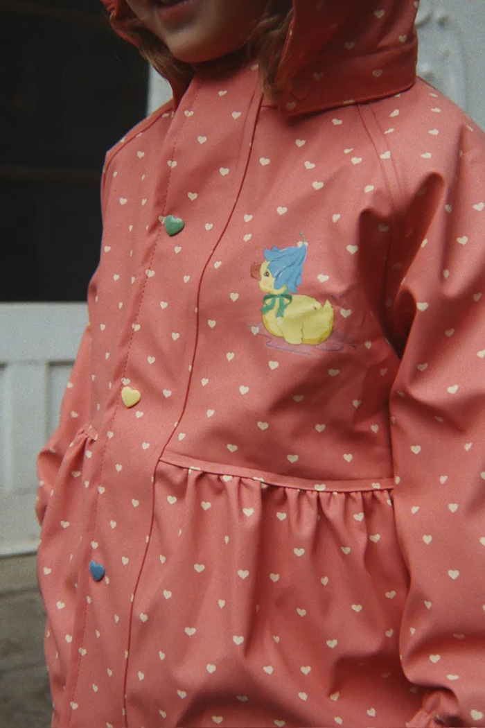 Konges Sløjd ολόσωμη φόρμα παιδική RAINY PALME DUCKLING SET GIRL KS105760.9BY2