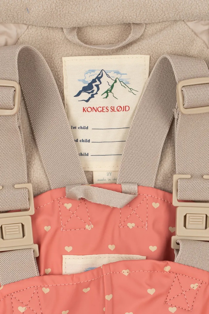 Konges Sløjd ολόσωμη φόρμα παιδική RAINY PALME DUCKLING SET GIRL KS105760.9BY2