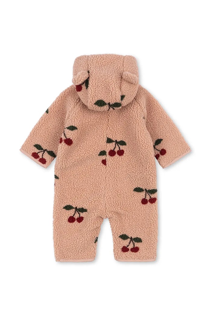Konges Sløjd overal detský flísový JODY TEDDY ONESIE GRS KS105721.G.9BY2 ružová AW26