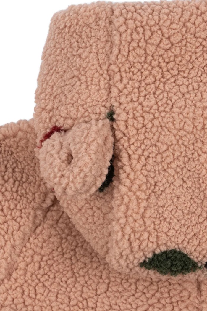 Djevojčice Konges Sløjd kombinezon za djecu s flisom JODY TEDDY ONESIE GRS KS105721.G.9BY2 roza