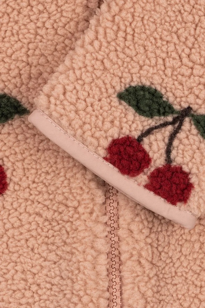 Konges Sløjd overal detský flísový JODY TEDDY ONESIE GRS KS105721.G.9BY2 ružová