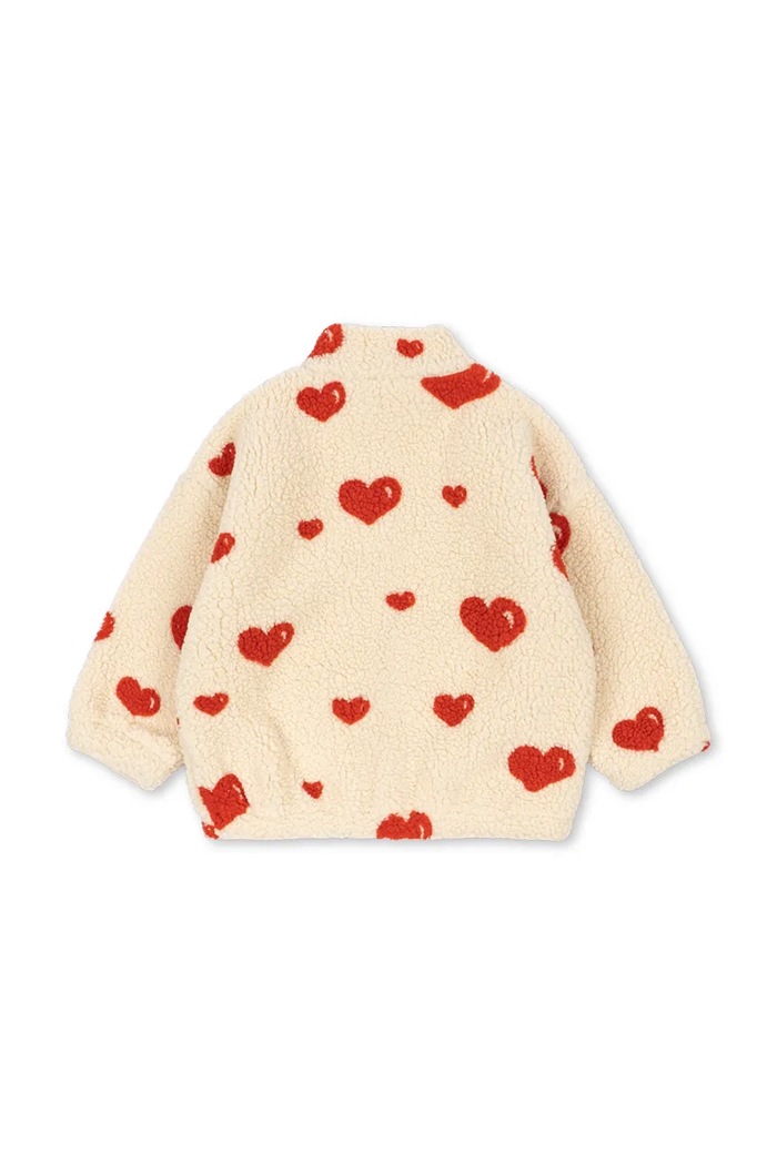 Konges Sløjd Яке за деца от полар JODY TEDDY JACKET GRS KS105720.G.9BY2 бежов AW26