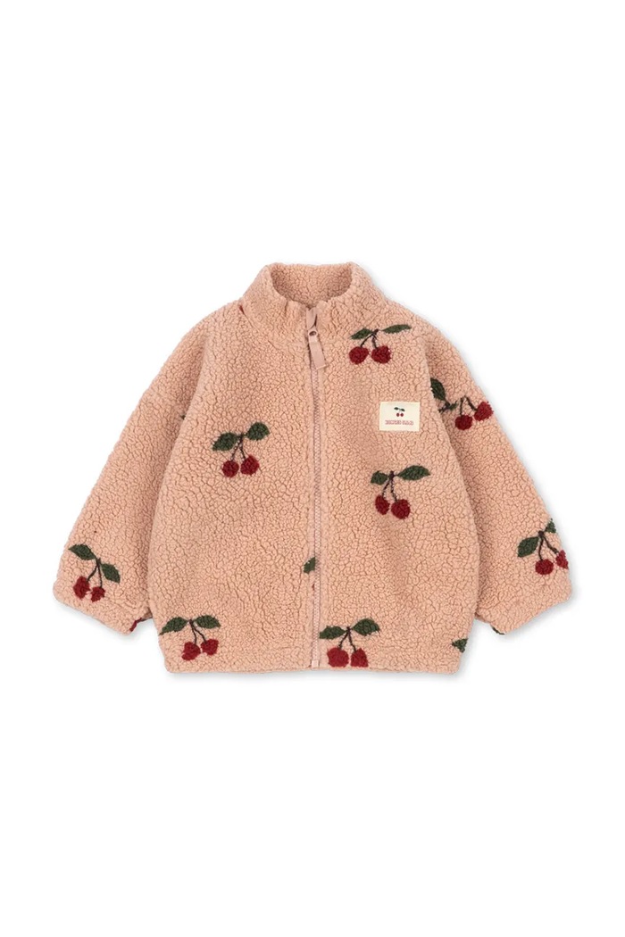 Konges Sløjd bunda detská flísová JODY TEDDY JACKET GRS ružová KS105720.G.9BY2