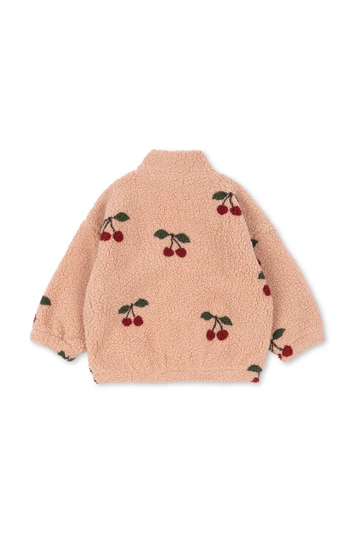 Konges Sløjd bunda detská flísová JODY TEDDY JACKET GRS KS105720.G.9BY2 ružová AW26