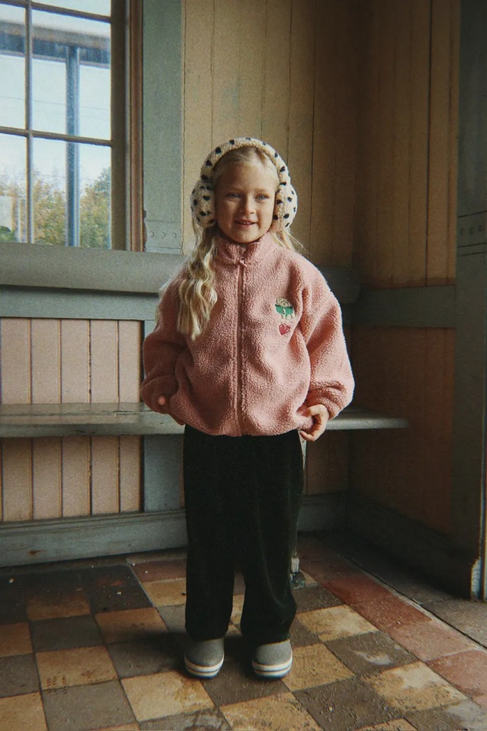 Konges Sløjd bunda detská flísová JODY TEDDY JACKET GRS KS105720.G.9BY2