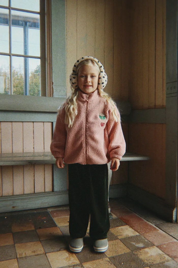 Konges Sløjd bunda detská flísová JODY TEDDY JACKET GRS KS105720.G.9BY2