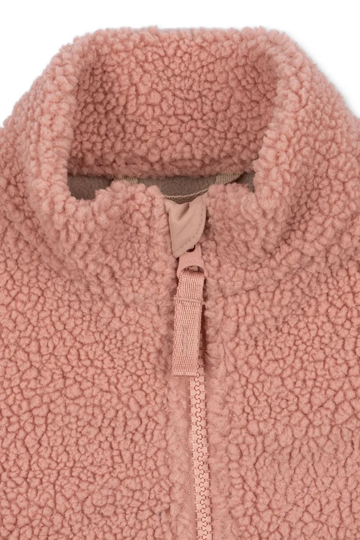 Konges Sløjd bunda detská flísová JODY TEDDY JACKET GRS ružová KS105720.G.9BY2