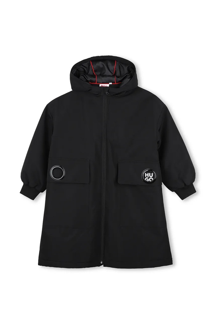 HUGO Parka za djecu G01285.114.150 crna AW26