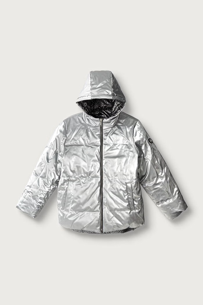 Dziewczynka Michael Kors Kurtka dwustronna dziecięca R30692.126.150 czarny