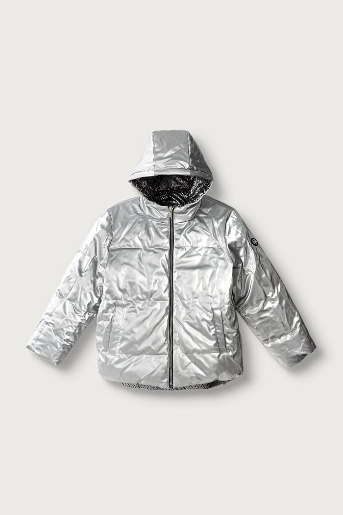 Dziewczynka Michael Kors Kurtka dwustronna dziecięca R30692.156 czarny