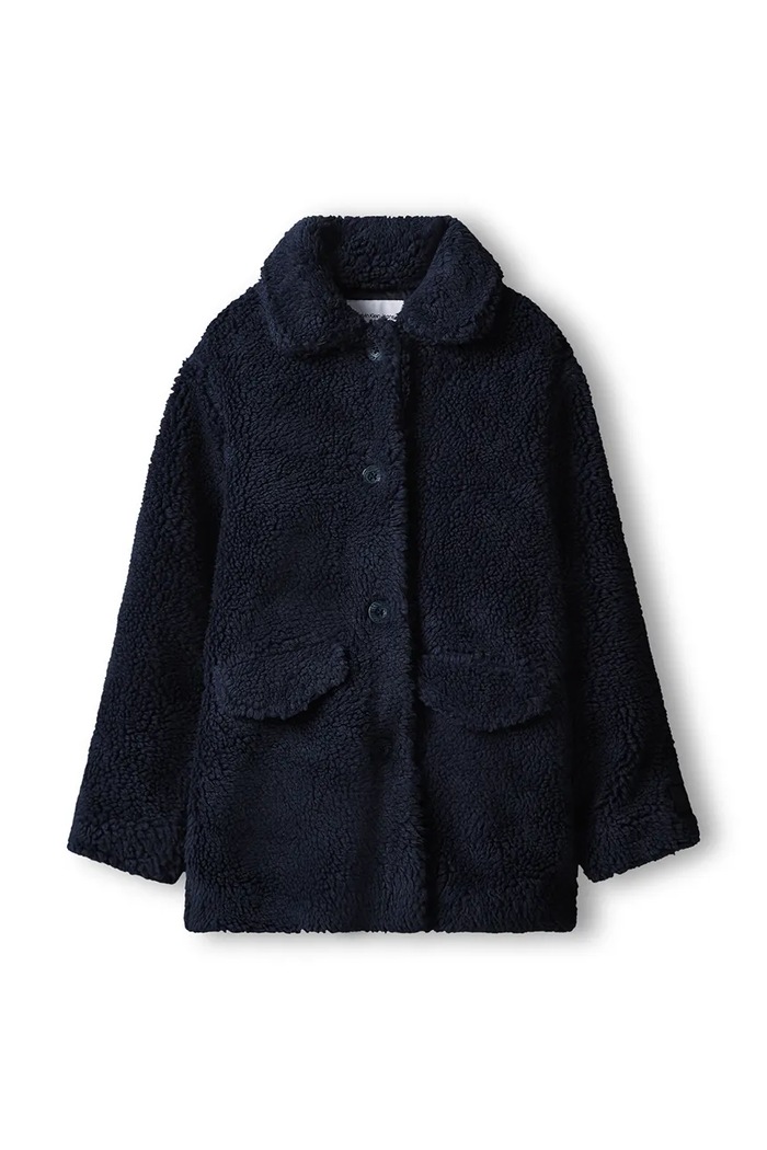 Calvin Klein Jeans Kurtka kożuch dziecięca LVCKFJM17G.9BY2 granatowy AW26