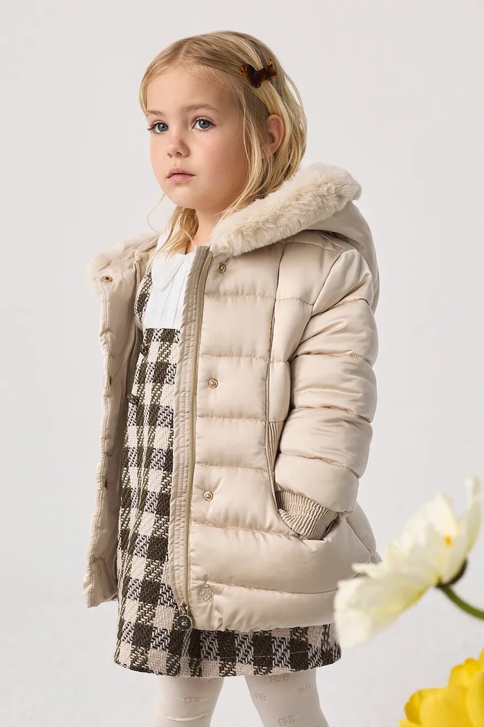 Prošivena jakna za djecu Abel&Lula bež 5813.2.Mini.9BY2