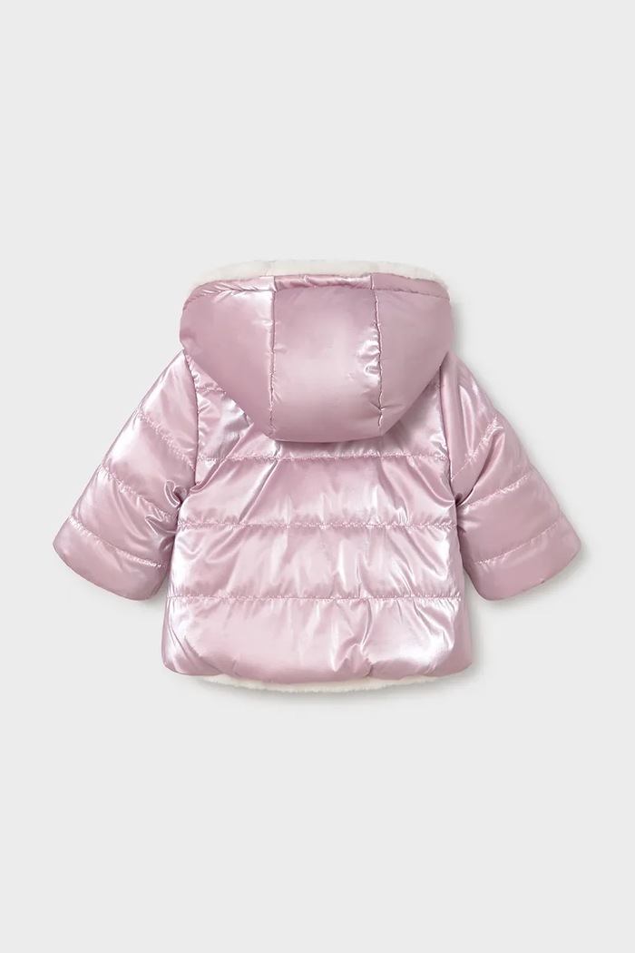 Mayoral Newborn Двусторонняя куртка для младенцев 2401.2R.Newborn.9BY2 розовый AW26