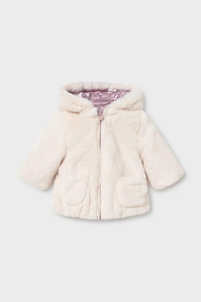 Девочка Mayoral Newborn Двусторонняя куртка для младенцев 2401.2R.Newborn.9BY2 розовый