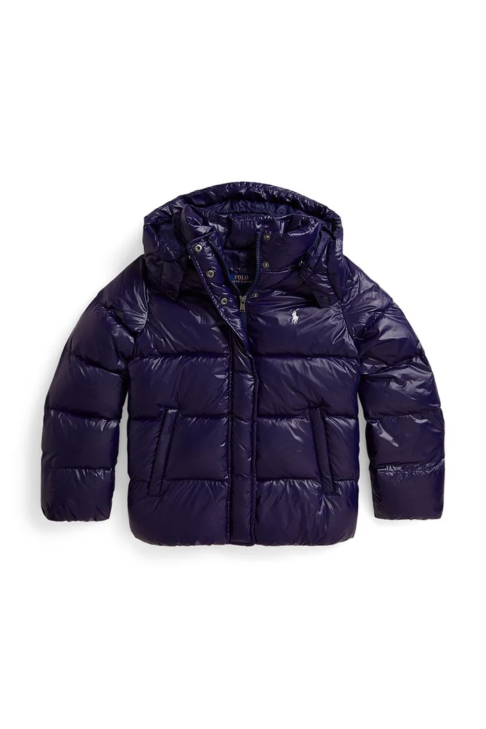 Polo Ralph Lauren Páperová bunda detská 313B29175001 tmavomodrá AW26