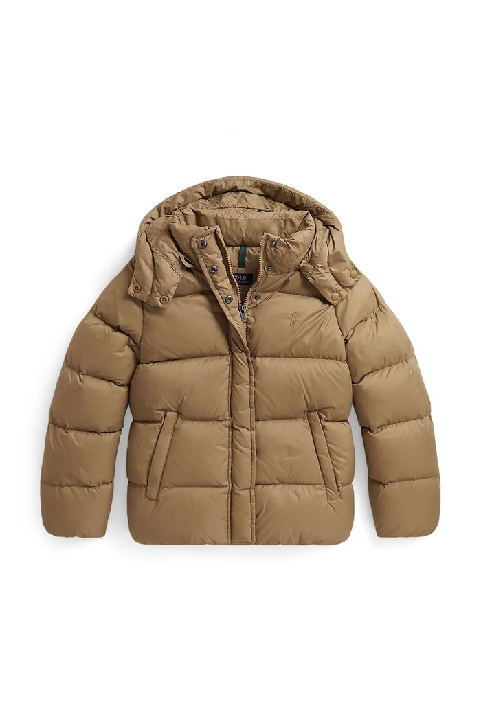 Polo Ralph Lauren Πουπουλένιο μπουφάν παιδικό καφέ 313970102502