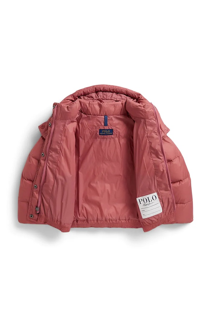Μπουφάν παιδικό Polo Ralph Lauren ροζ 312970102502