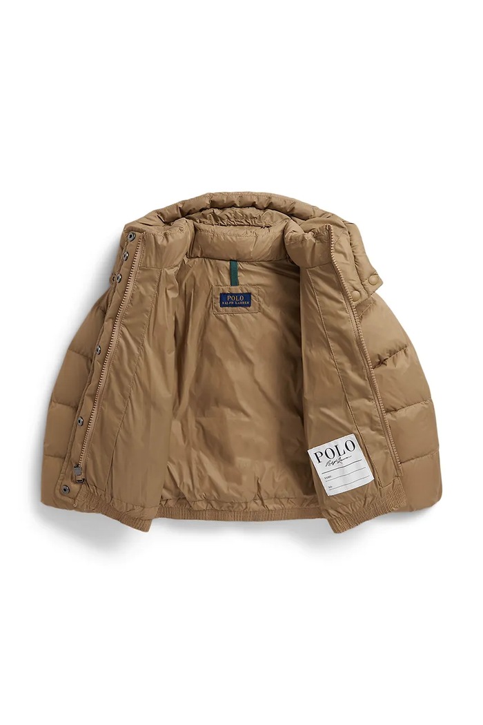 Μπουφάν παιδικό Polo Ralph Lauren 312970102501 καφέ