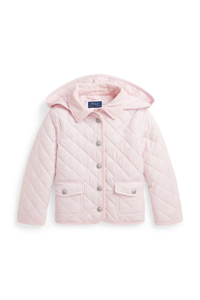 Polo Ralph Lauren giacca trapuntata per bambini 312910983005 rosa AW26