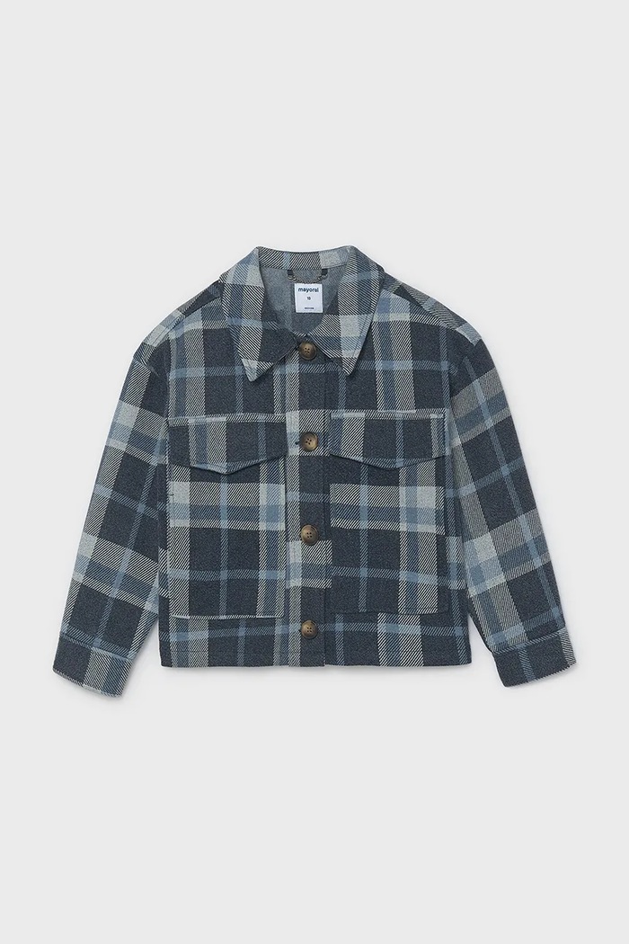 Mayoral куртка-сорочка дитяча 7438.8C.Junior.9BY2 блакитний AW26