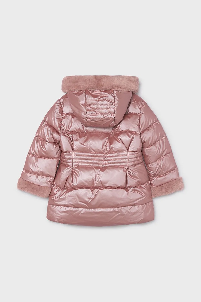 Mayoral Prešívaná bunda detská 4422.6J.Mini.9BY2 ružová AW26