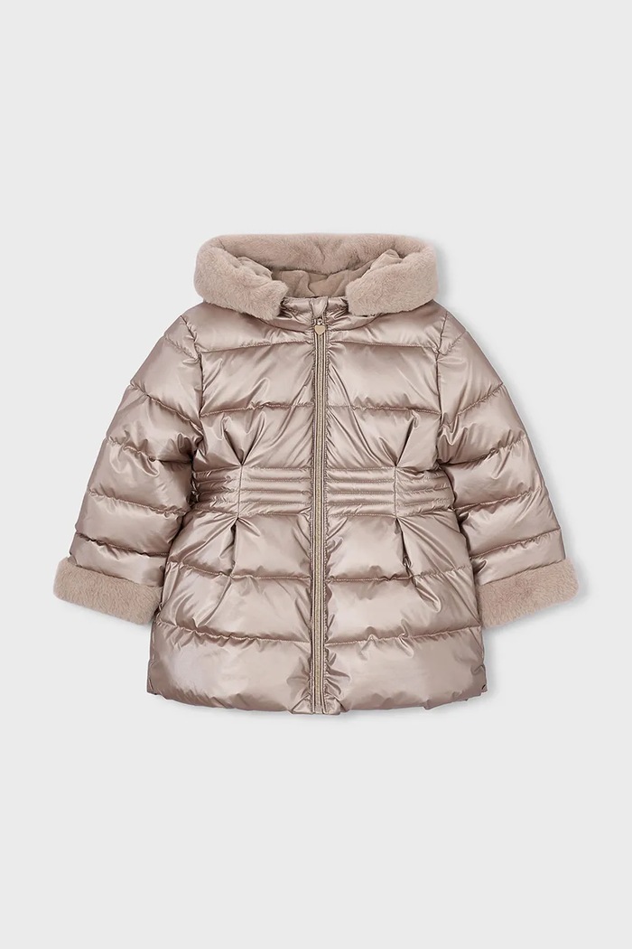 Mayoral стьобана куртка дитяча 4422.6J.Mini.9BY2 бежевий AW26