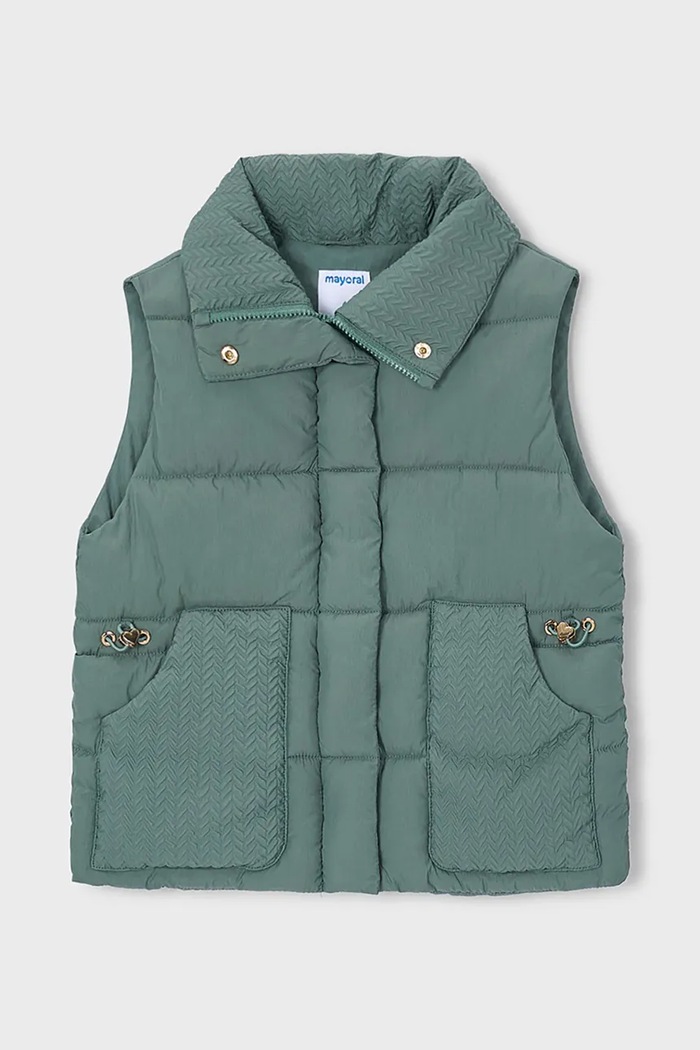 Mayoral Ujjatlan kabát gyerek 4327.6C.Mini.9BY2 türkiz AW26
