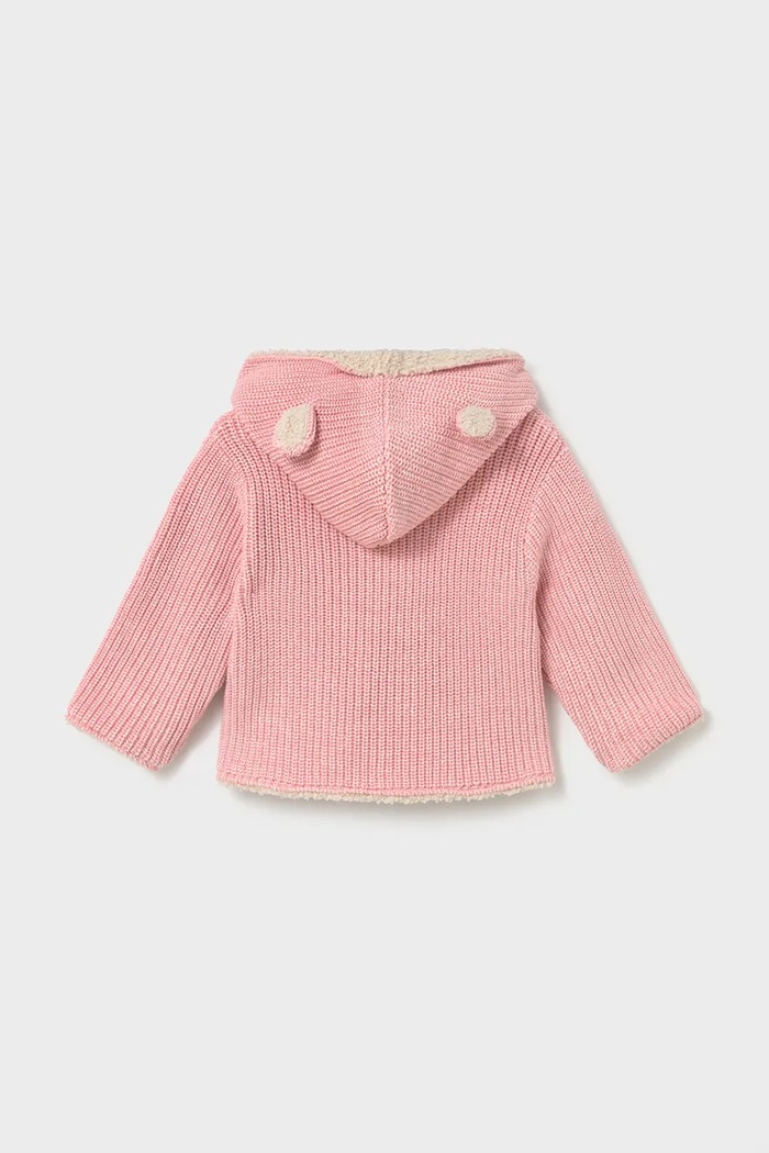Mayoral двостороннє пальто дитяче 2441.4G.Baby.9BY2 рожевий AW26