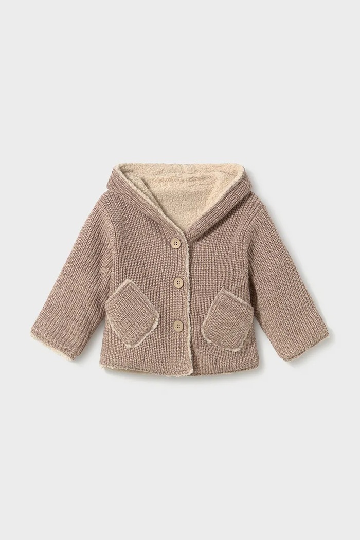 Mayoral двостороннє пальто дитяче коричневий 2441.4G.Baby.9BY2