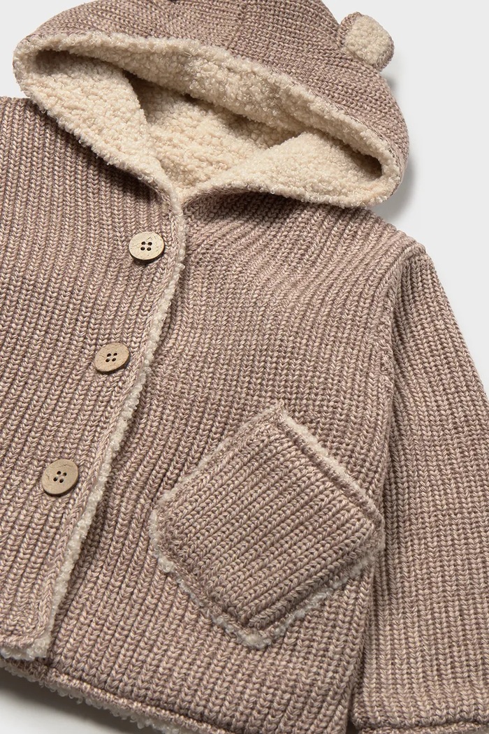 Mayoral двостороннє пальто дитяче коричневий 2441.4G.Baby.9BY2