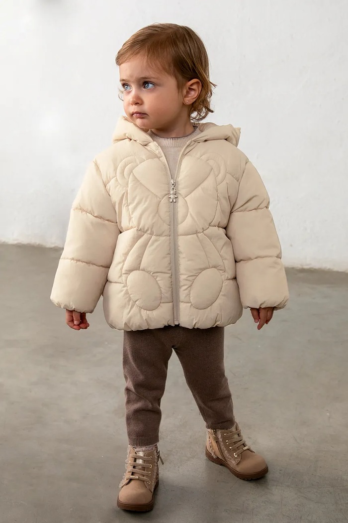 Mayoral стьобана куртка дитяча 2438.4G.Baby.9BY2 бежевий