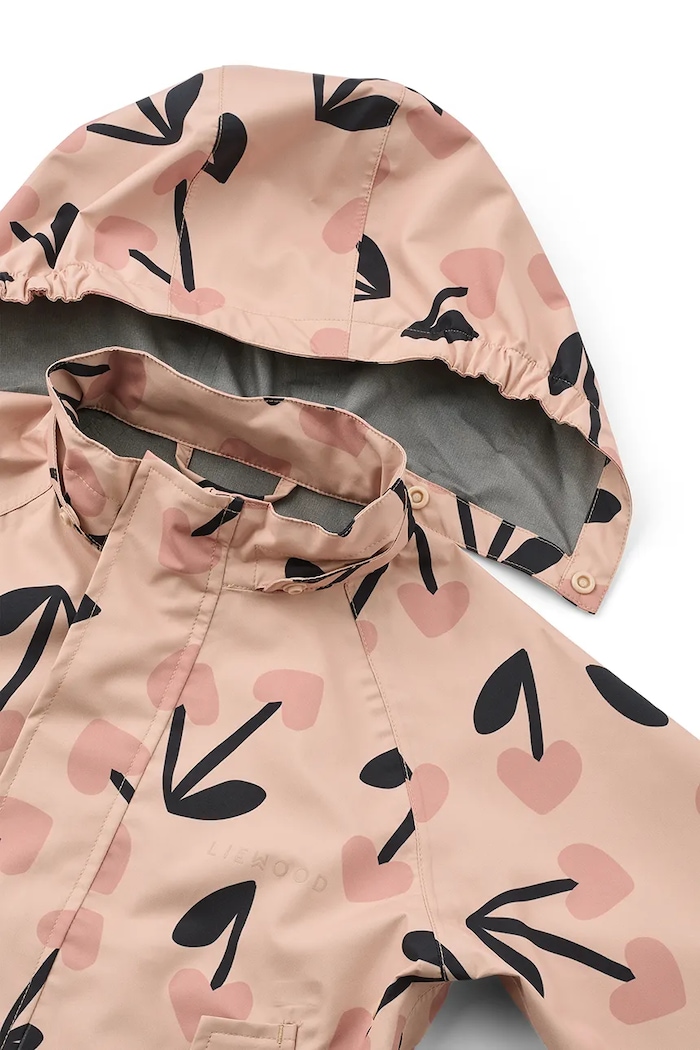 Liewood per neonati Pedia Rainwear Set rosa LW19909.G.9BY2