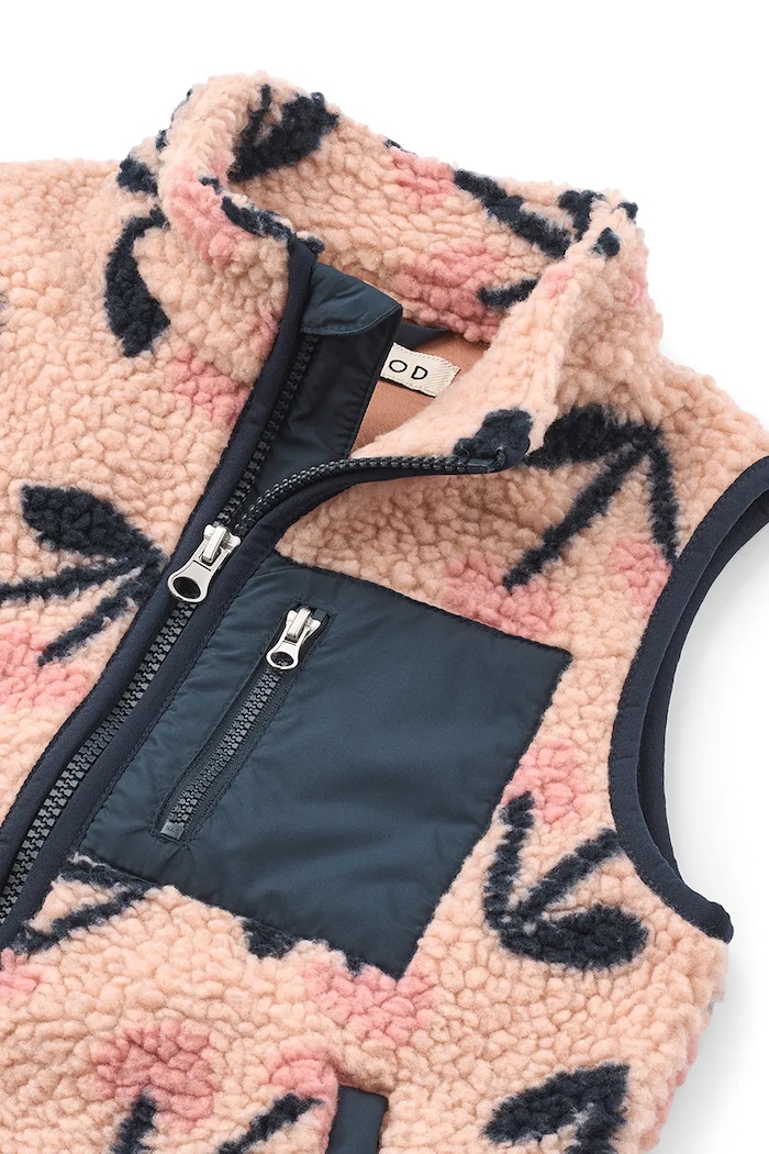 Dziewczynka Liewood bezrękawnik dziecięcy polarowy Vada Pile Vest LW14942.G.9BY2 różowy