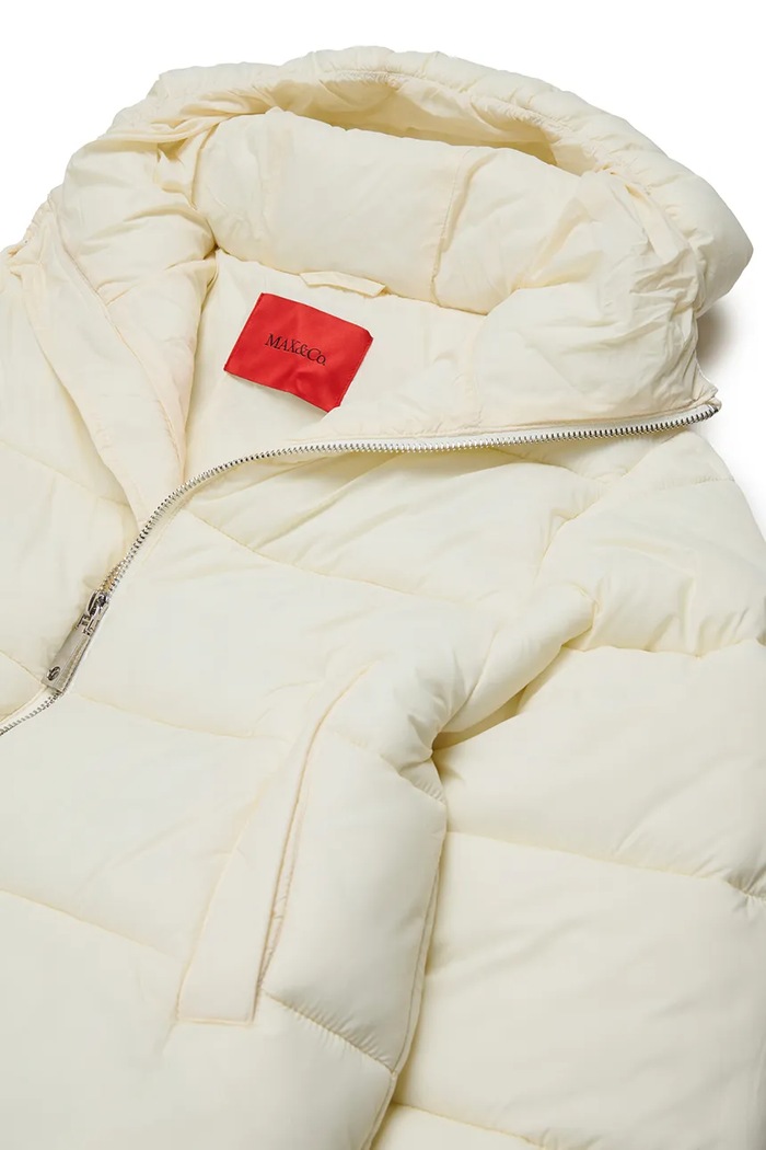 Djevojčice Max&Co. prošivena jakna za djecu MAXJ61F JACKET MX0366.MX02A bijela