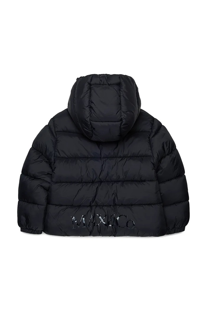 Max&Co. prošivena jakna za djecu MAXJ61F JACKET MX0366.MX02A crna AW26