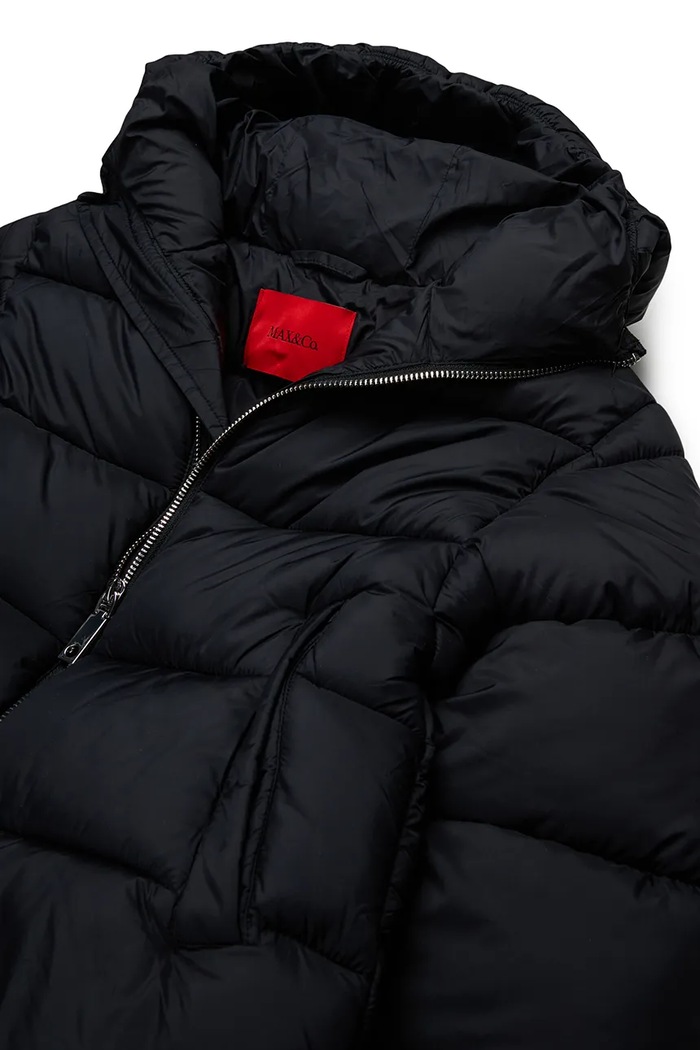 Djevojčice Max&Co. prošivena jakna za djecu MAXJ61F JACKET MX0366.MX02A crna