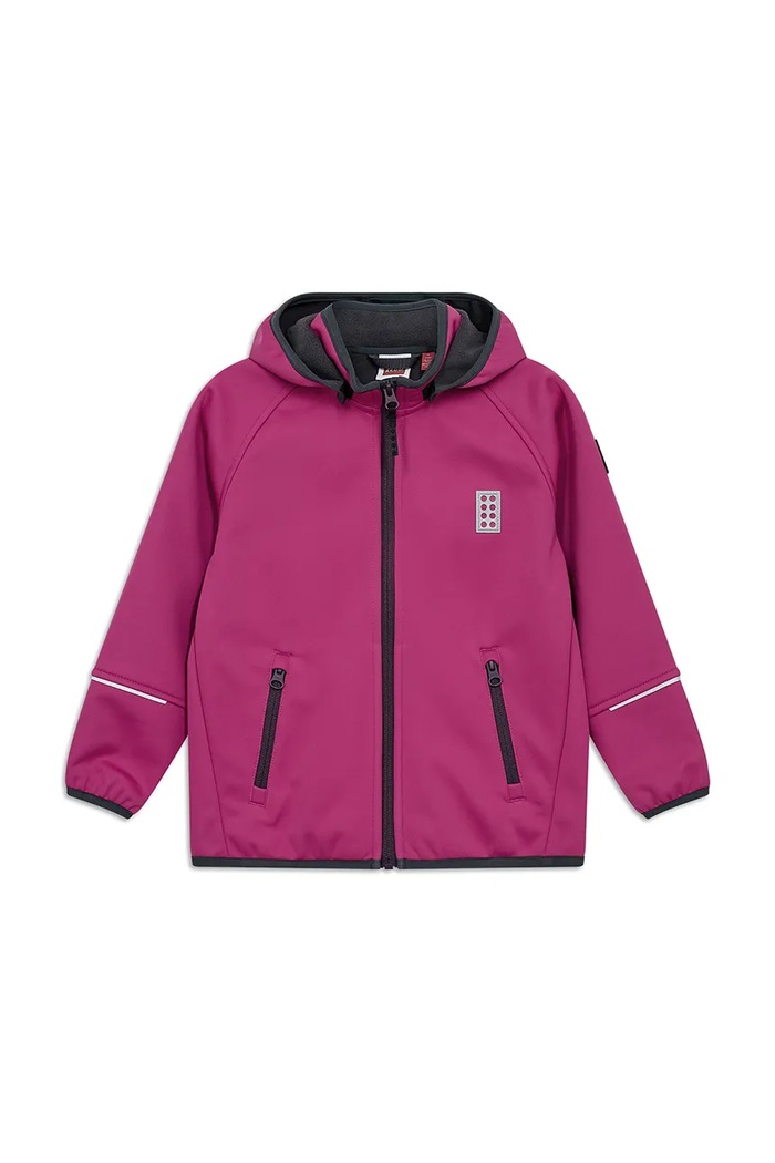 Lego kurtka softshell dziecięca LWSKY 764 różowy 60.1101.179