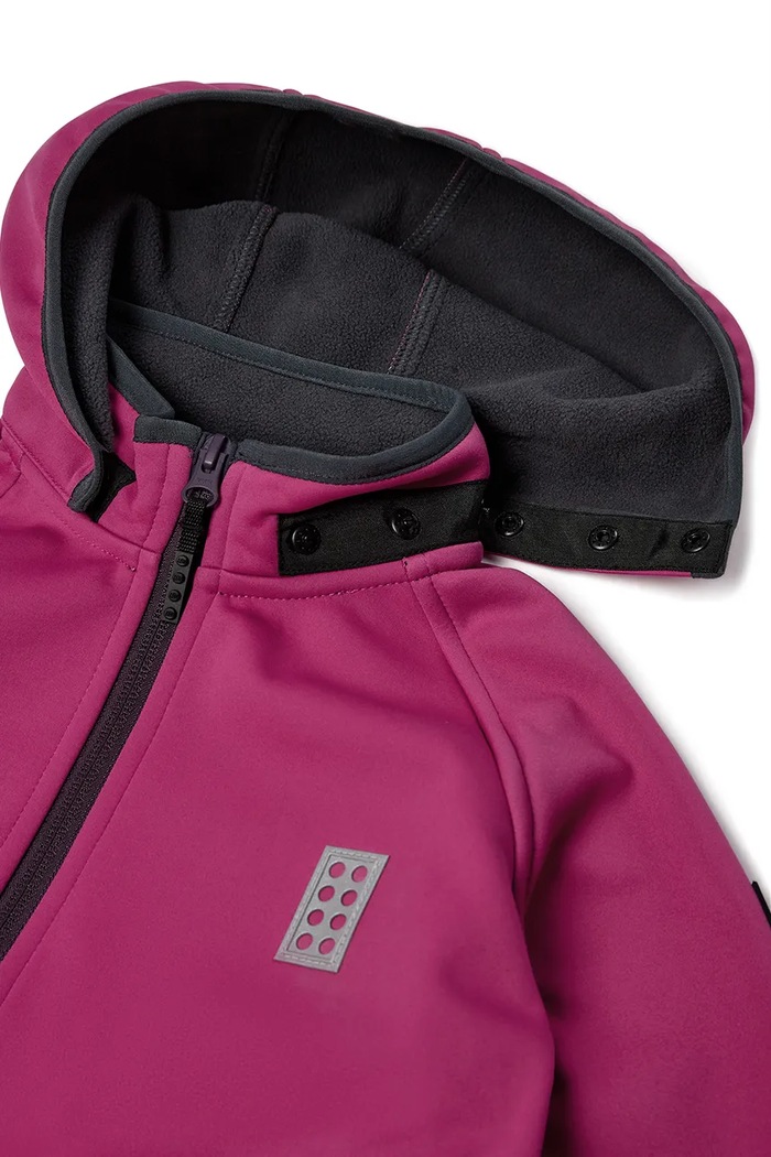 Dziewczynka Lego kurtka softshell dziecięca LWSKY 764 60.1101.179 różowy