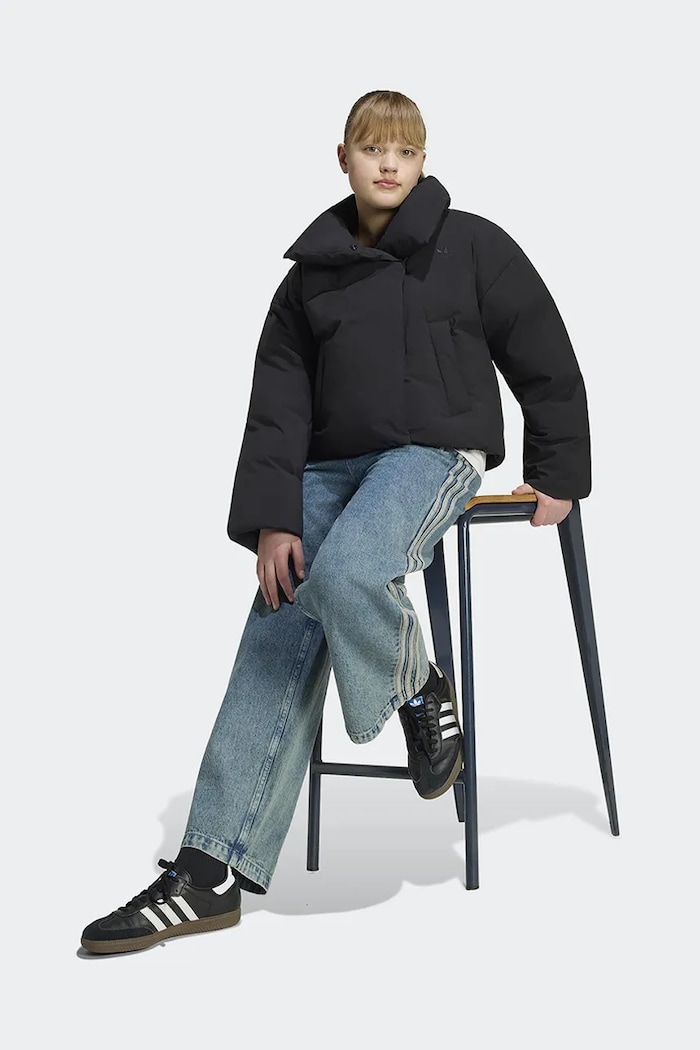 Zimska jakna za djecu adidas Originals KS1720 crna